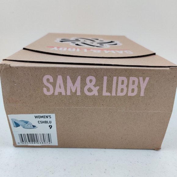 Sam & Libby Women's Dress Jovanna Sandal Blue US Womens Size 9 With Box & Tags - Picture 7 of 7